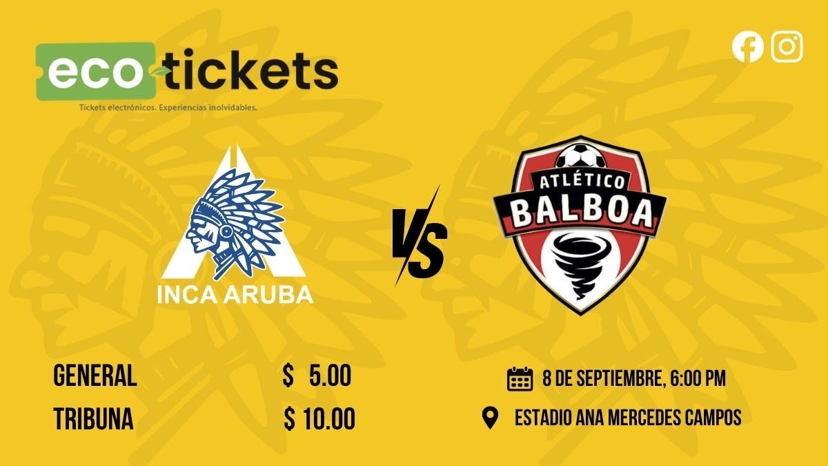 INCA ARUBA vs. ATLÉTICO BALBOA | Apertura 2026.