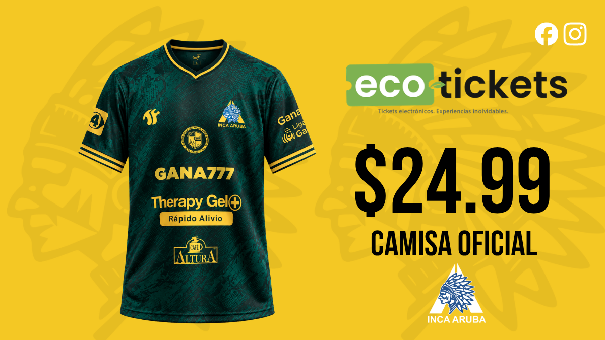 Venta de Camisa Oficial - INCA ARUBA.